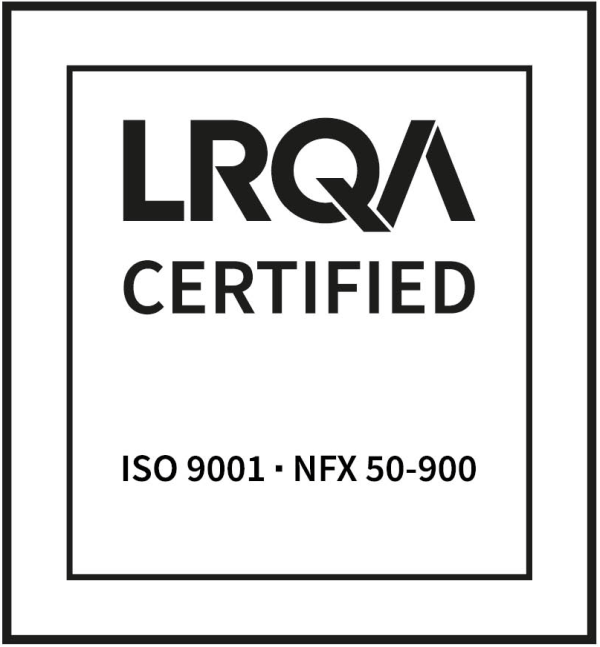 ISO 9001 - NFX 50-900 - LRQA
