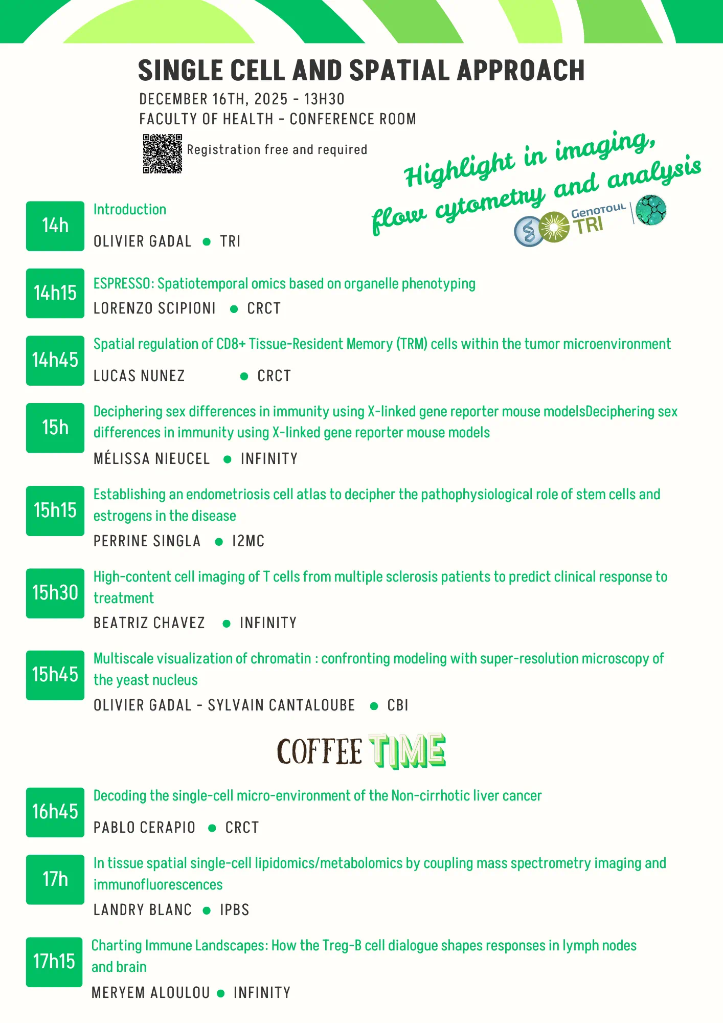 programme journée highlight